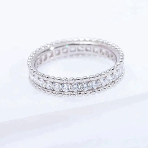 [Garvey ]PERLEE DIAMOND SILVER RING