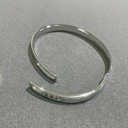 [Garvey]Move Noa Rose Gold Pav¨¦ Diamond Bangle Bracelet