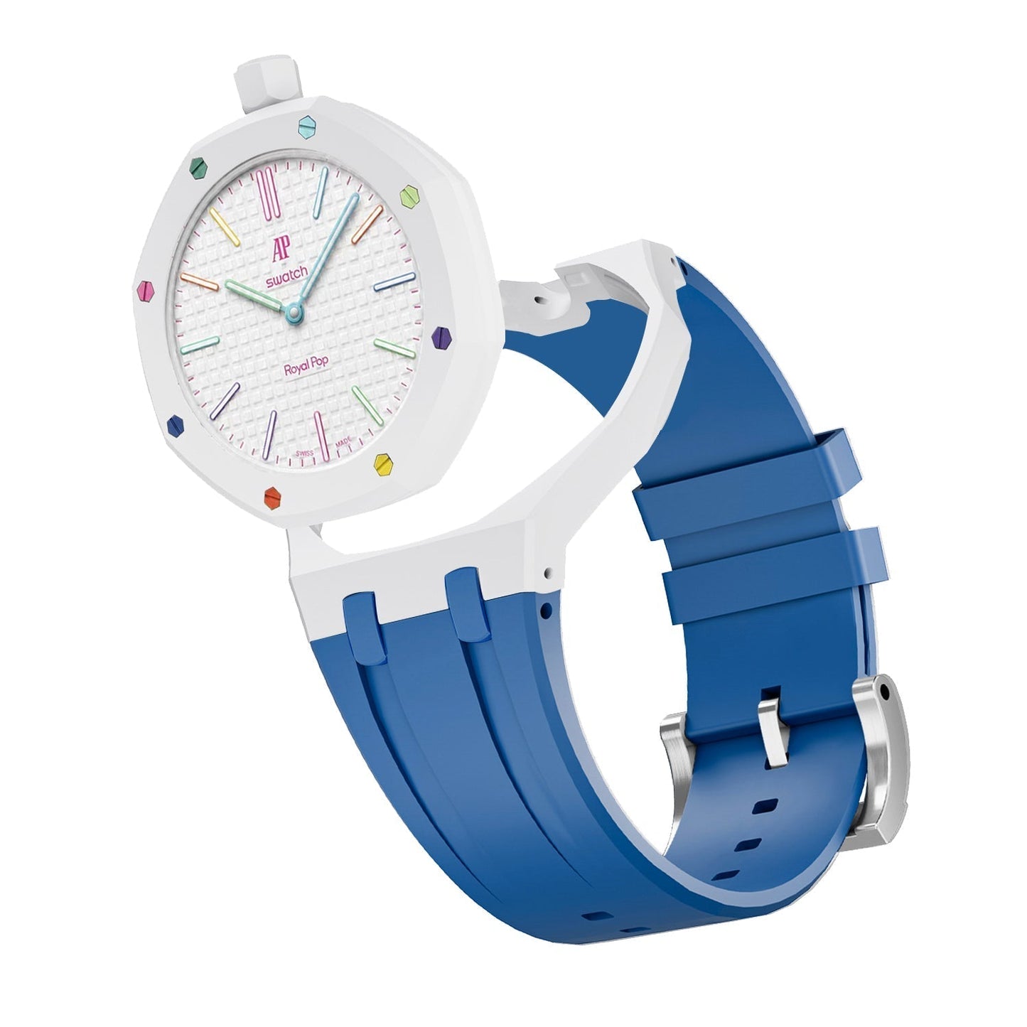 [Garvey]Royal Oak Pop Exclusive Bioceramic Case & Silicone Strap Mix Color