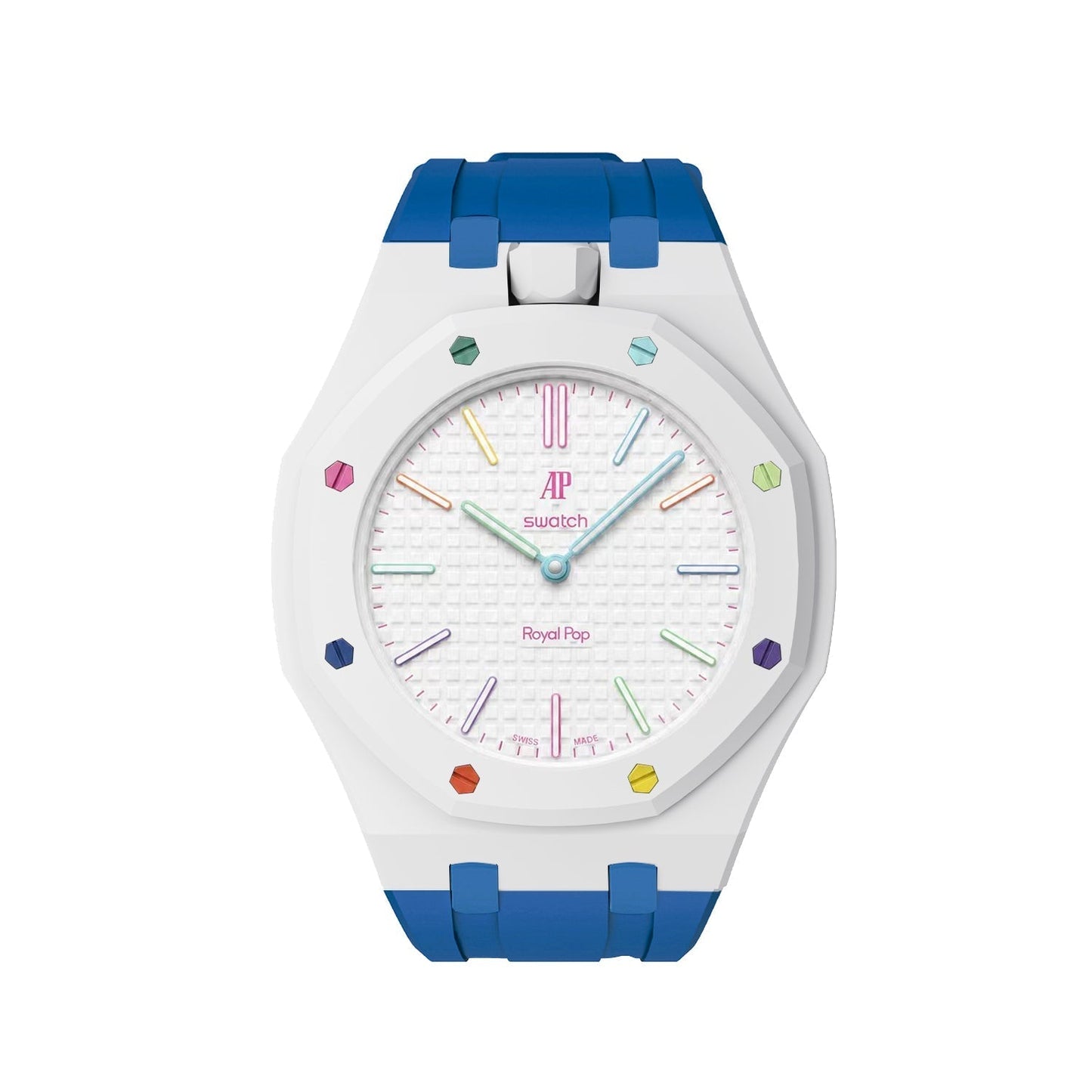 [Garvey]Royal Oak Pop Exclusive Bioceramic Case & Silicone Strap Mix Color
