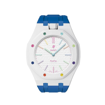 [Garvey]Royal Oak Pop Exclusive Bioceramic Case & Silicone Strap Mix Color