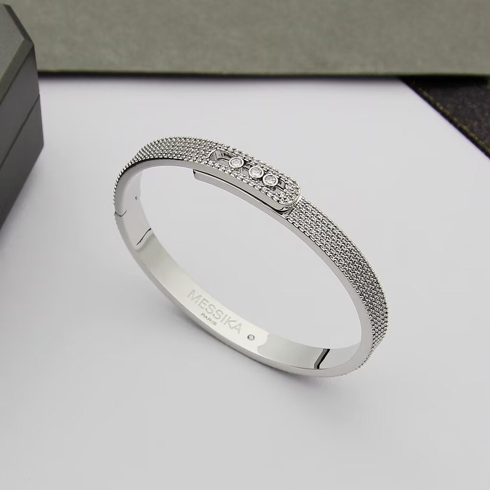 [Garvey]Move Noa Full Pav¨¦ Diamond Bangle Bracelet