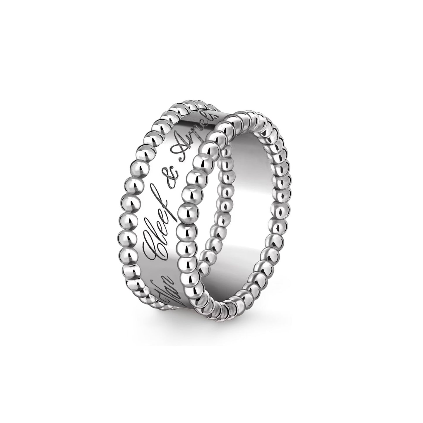 [Garvey]SIGNATURE DUAL-BEADED BAND RING