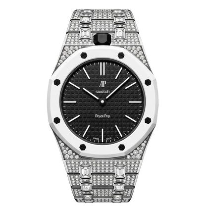 [Garvey]Royal Oak Pop Exclusive Bioceramic Case & Bioceramic Strap Full Diamond