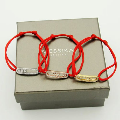 [Garvey]Messika Care(s) pink cord pav¨¦ bracelet