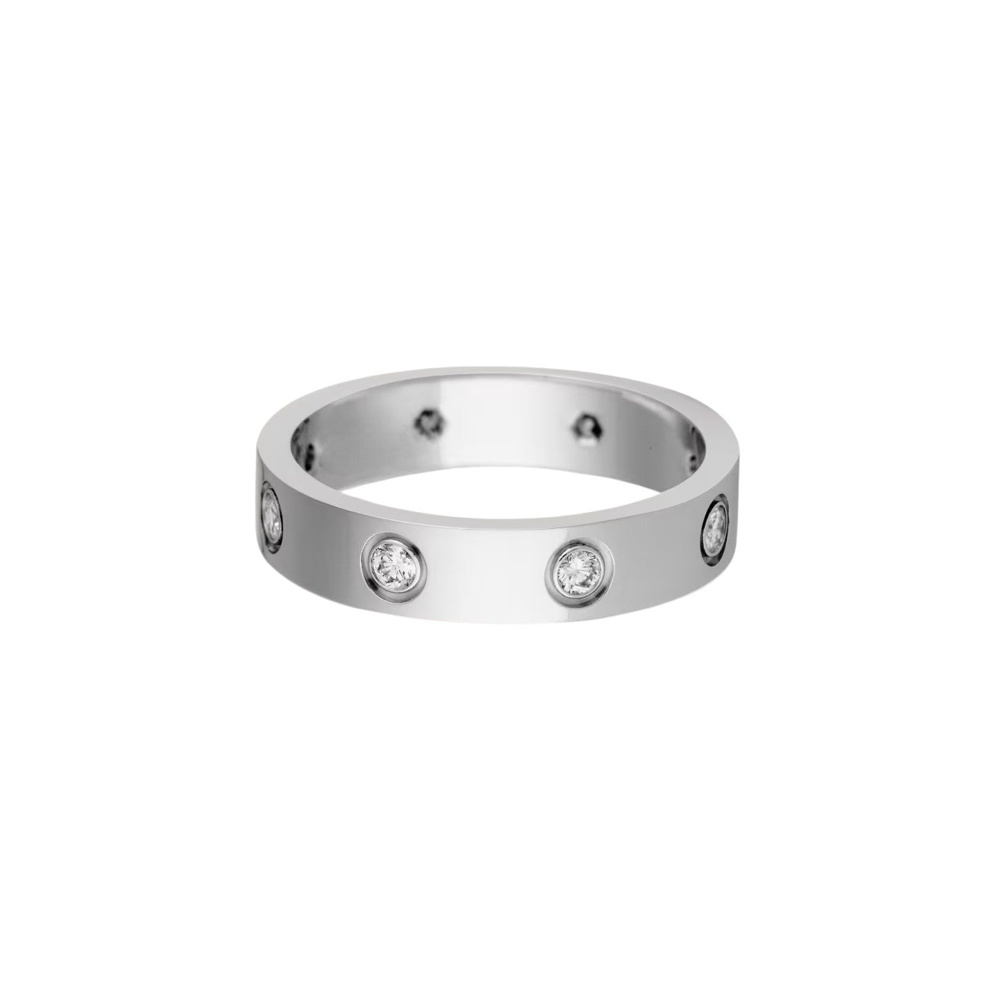 [Garvey]LOVE 4MM 8 DIAMONDS RING
