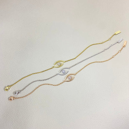 [Garvey]Lucky Eye Pave-Set Diamond Bracelet