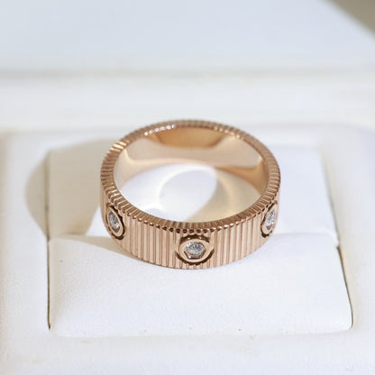 [Garvey]LOVE 6.5MM UNLIMITED 6 DIAMONDS RING