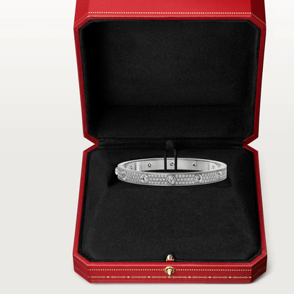 [Garvey ]LOVE BRACELET 6.1MM DIAMOND-PAVED 10 BIG DIAMONDS