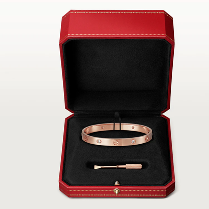 [Garvey ]LOVE BRACELET 6.1MM 4 DIAMONDS