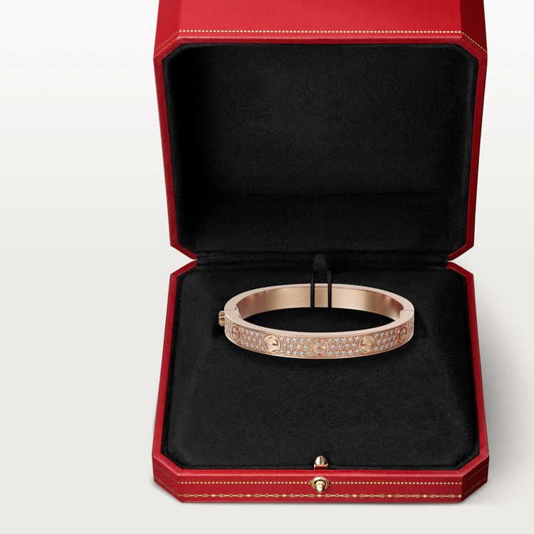 [Garvey ]LOVE BRACELET 6.1MM DIAMOND-PAVED