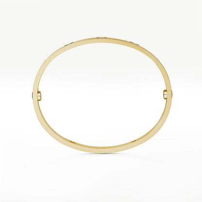[Garvey]CLASSIC 6.1MM LOVE BANGLE - 4-DIAMOND