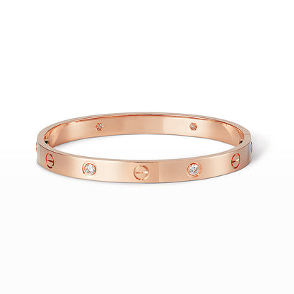 [Garvey]CLASSIC 6.1MM LOVE BANGLE - 4-DIAMOND