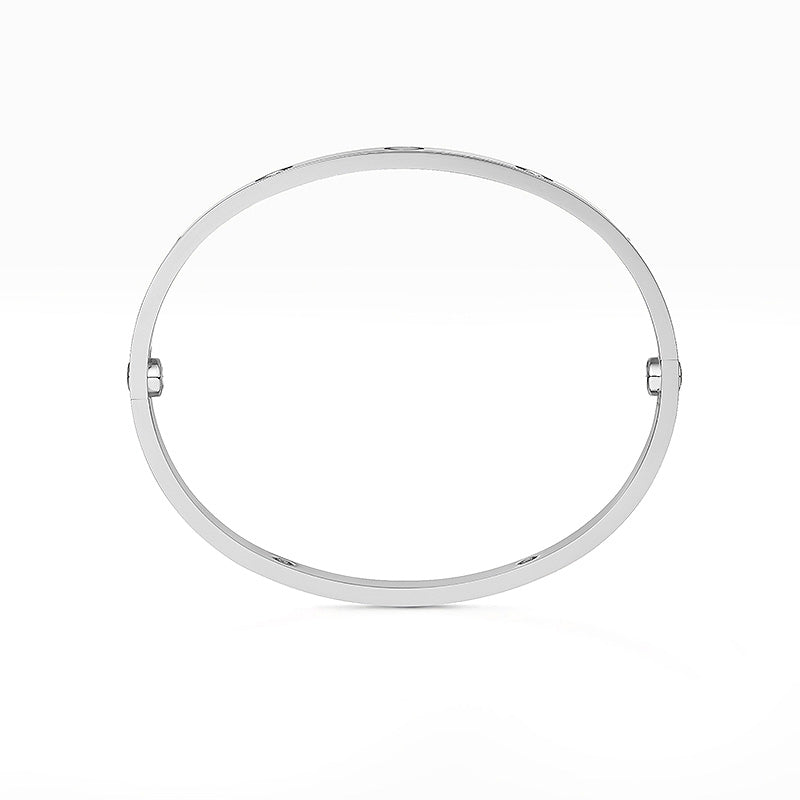 [Garvey]CLASSIC 6.1MM LOVE BANGLE - 4-DIAMOND