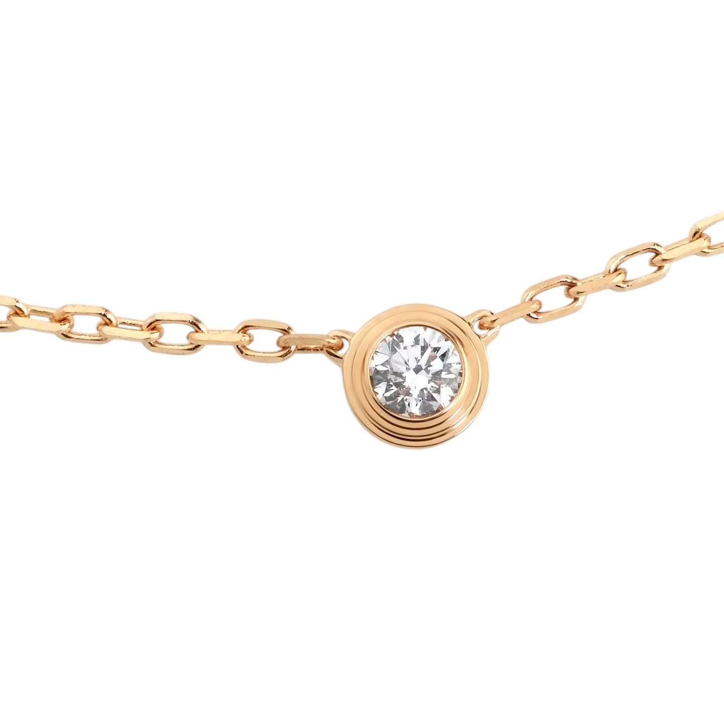 [Garvey]LOVE SCREW PENDANT SINGLE DIAMOND NECKLACE