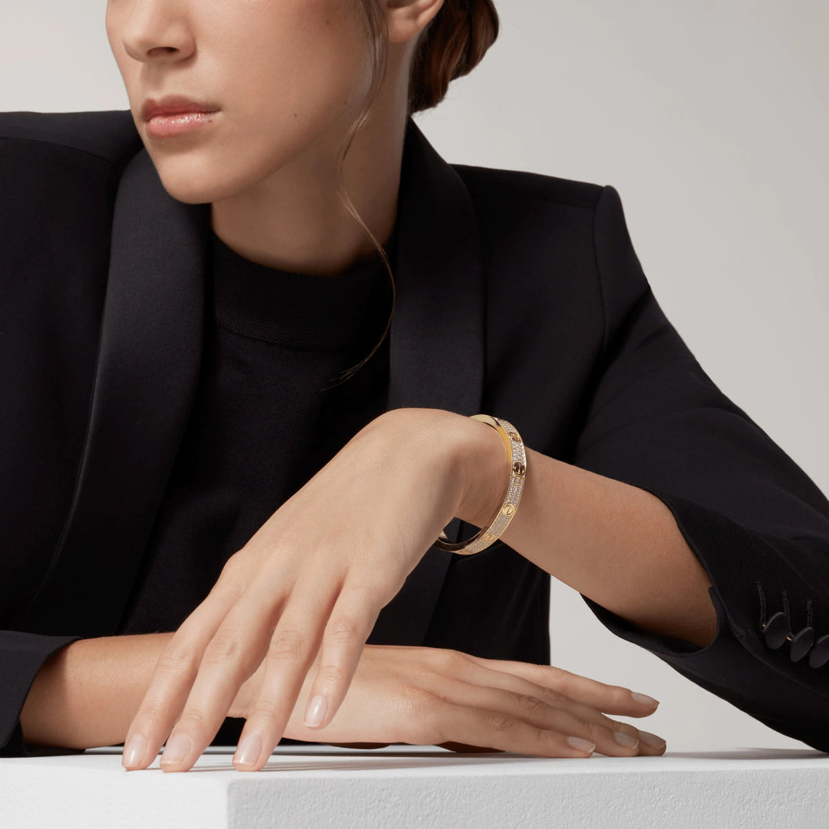 [Garvey ]LOVE BRACELET 6.1MM DIAMOND-PAVED