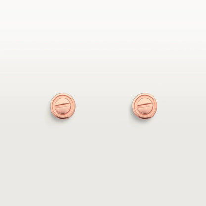 [Garvey ]LOVE EARRINGS PINK GOLD 10MM