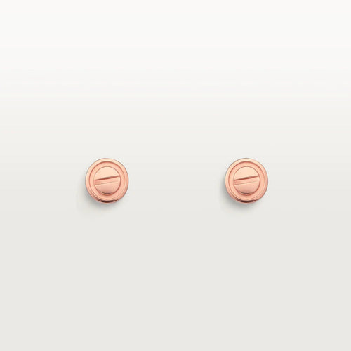 [Garvey ]LOVE EARRINGS PINK GOLD 10MM