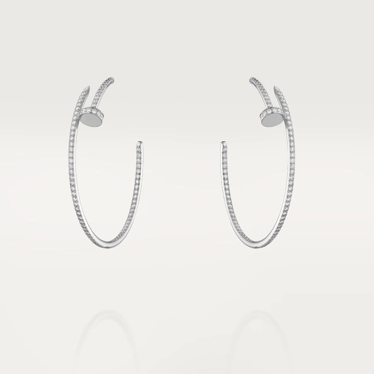 [Garvey ]JUSTE EARRINGS FULL DIAMONDS 1.8MM