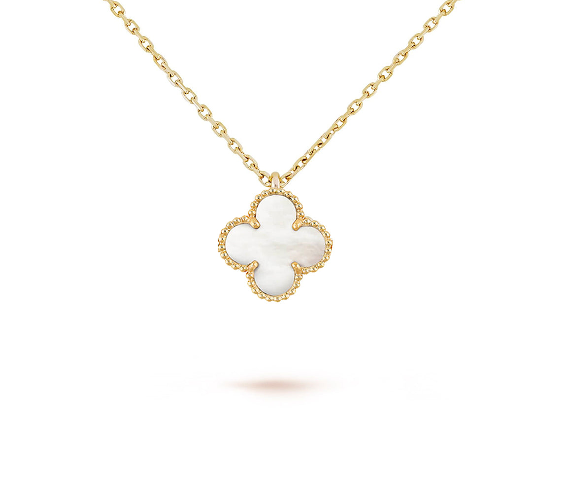 [Garvey]9.5MM MINI CLOVER PENDANT NECKLACE COLLECTION