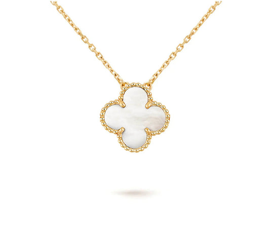 [Garvey]15MM CLOVER FLOWER PENDANT NECKLACE COLLECTION
