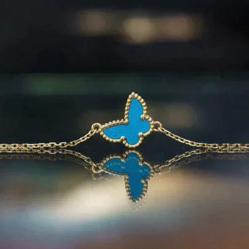 [Garvey ]BUTTERFLY TURQUOISE BUTTERFLY BRACELET