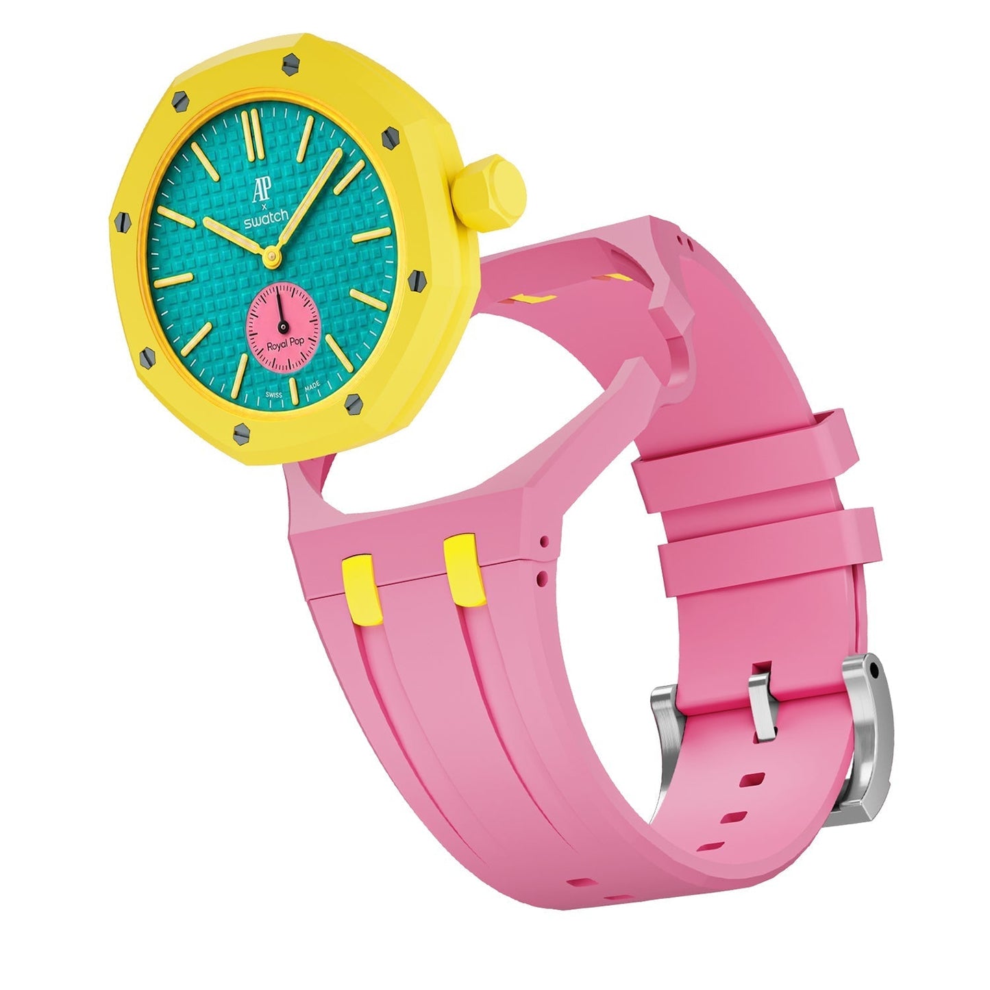 [Garvey]Royal Oak Pop Exclusive Bioceramic Case & Silicone Strap Mix Color