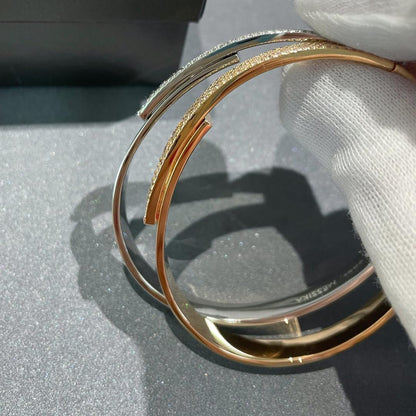 [Garvey]Move Noa Rose Gold Pav¨¦ Diamond Bangle Bracelet