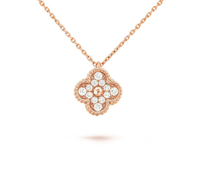 [Garvey]9.5MM MINI CLOVER PENDANT NECKLACE COLLECTION