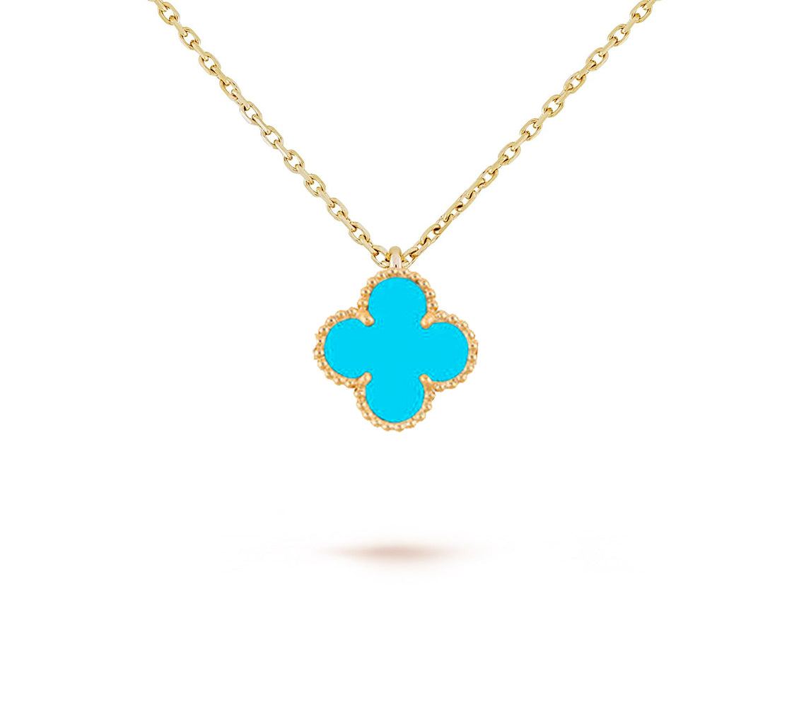 [Garvey]9.5MM MINI CLOVER PENDANT NECKLACE COLLECTION