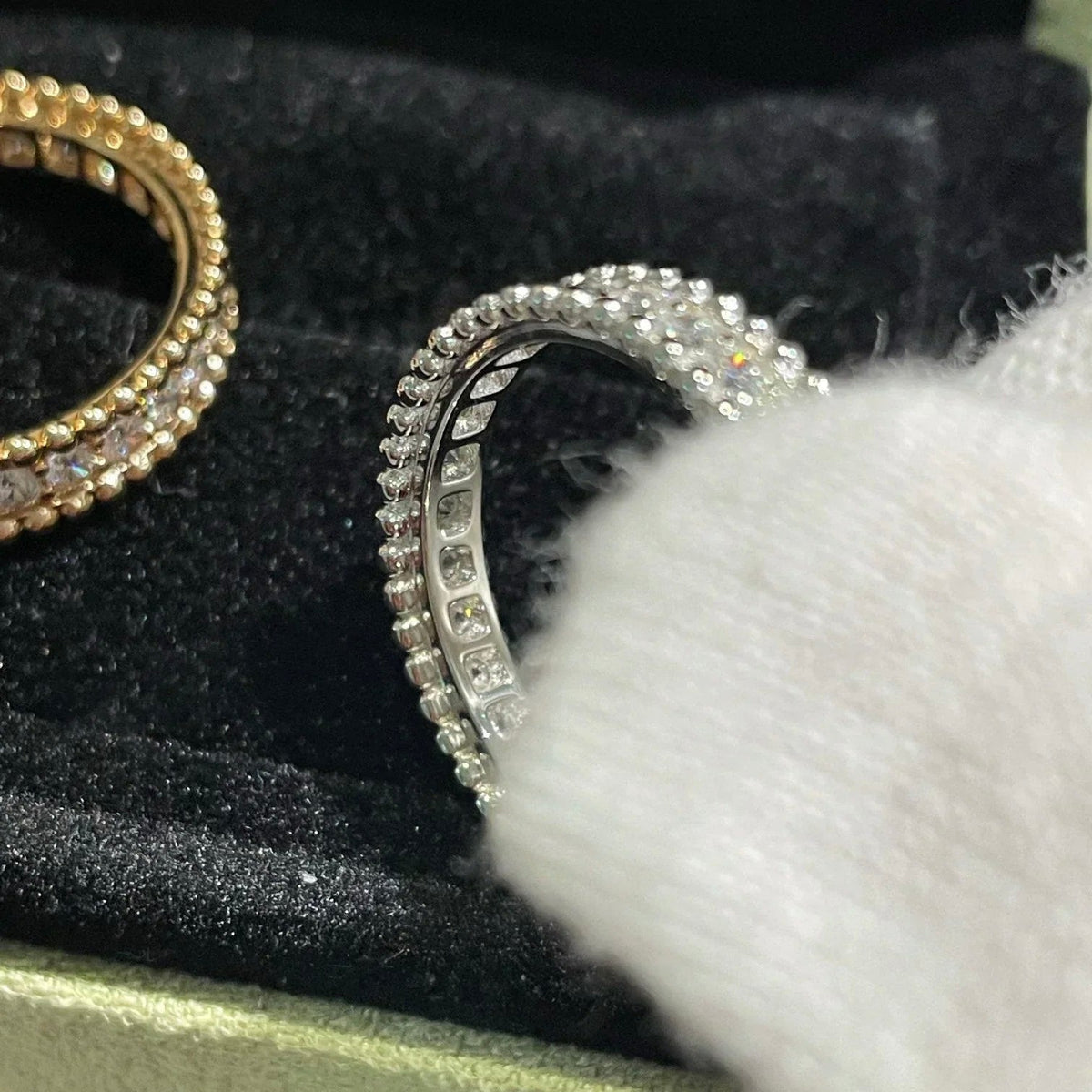 [Garvey ]PERLEE DIAMOND SILVER RING