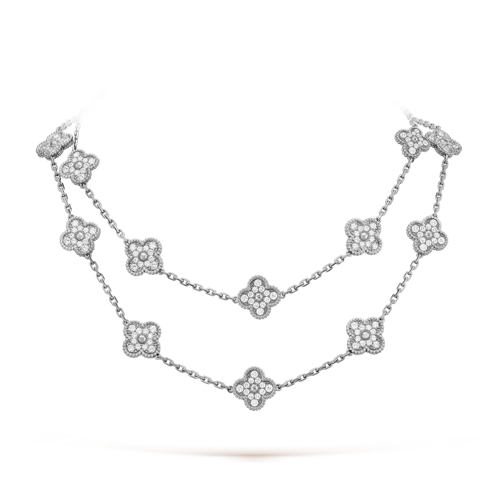 [Garvey ]CLOVER 20 MOTIFS DIAMOND SILVER