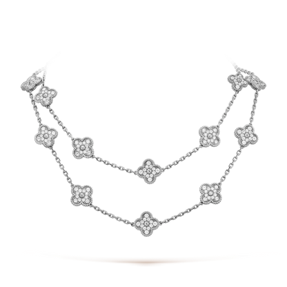 [Garvey ]CLOVER 20 MOTIFS DIAMOND SILVER