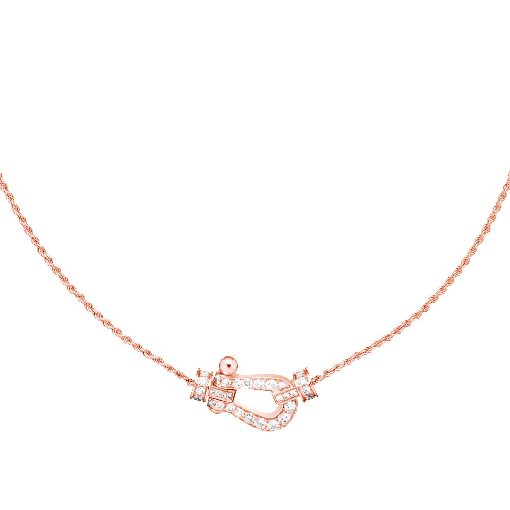 [Garvey ]FORCE 10 PINK GOLD DIAMOND NECKLACE