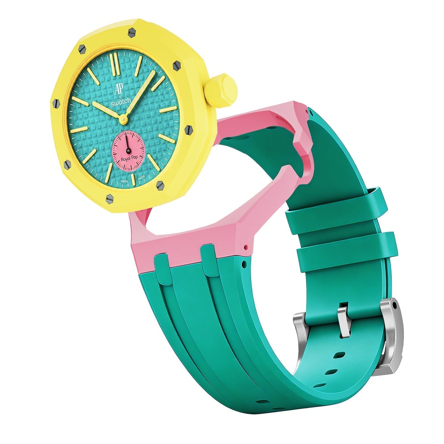 [Garvey]Royal Oak Pop Exclusive Bioceramic Case & Silicone Strap Mix Color