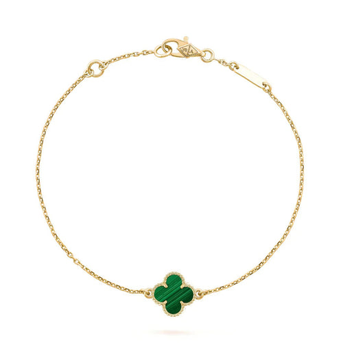 [Garvey ]CLOVER BRACELET MALACHITE 1 MOTIF