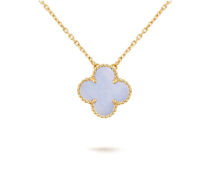 [Garvey]15MM CLOVER FLOWER PENDANT NECKLACE COLLECTION