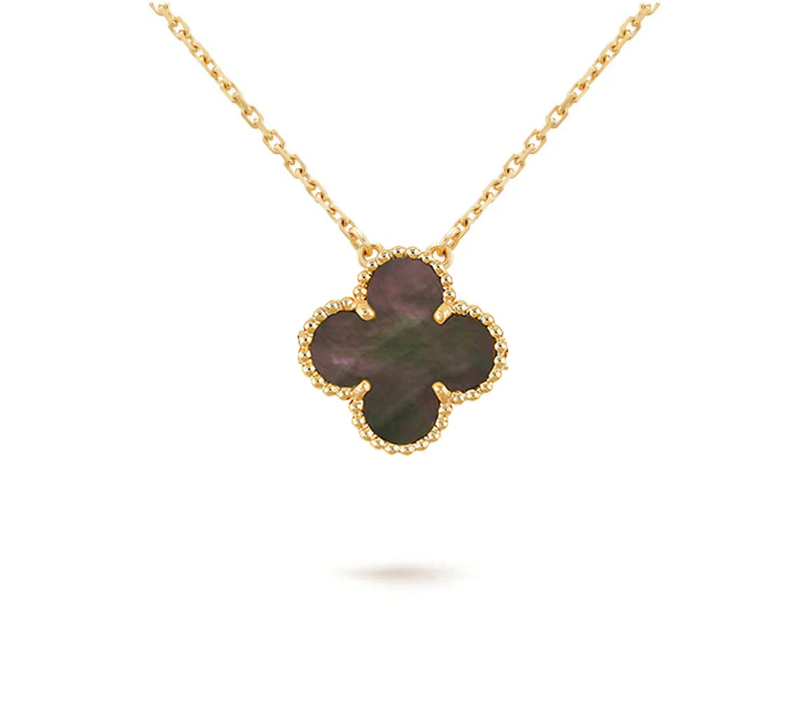 [Garvey]15MM CLOVER FLOWER PENDANT NECKLACE COLLECTION