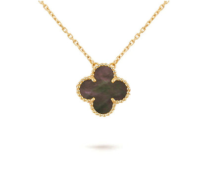 [Garvey]15MM CLOVER FLOWER PENDANT NECKLACE COLLECTION