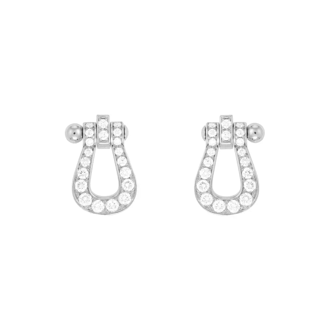 [Garvey ]FORCE 10 FULL DIAMOND STUD EARRINGS MINI MODEL