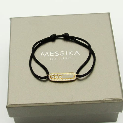 [Garvey]Messika Care(s) pink cord pav¨¦ bracelet