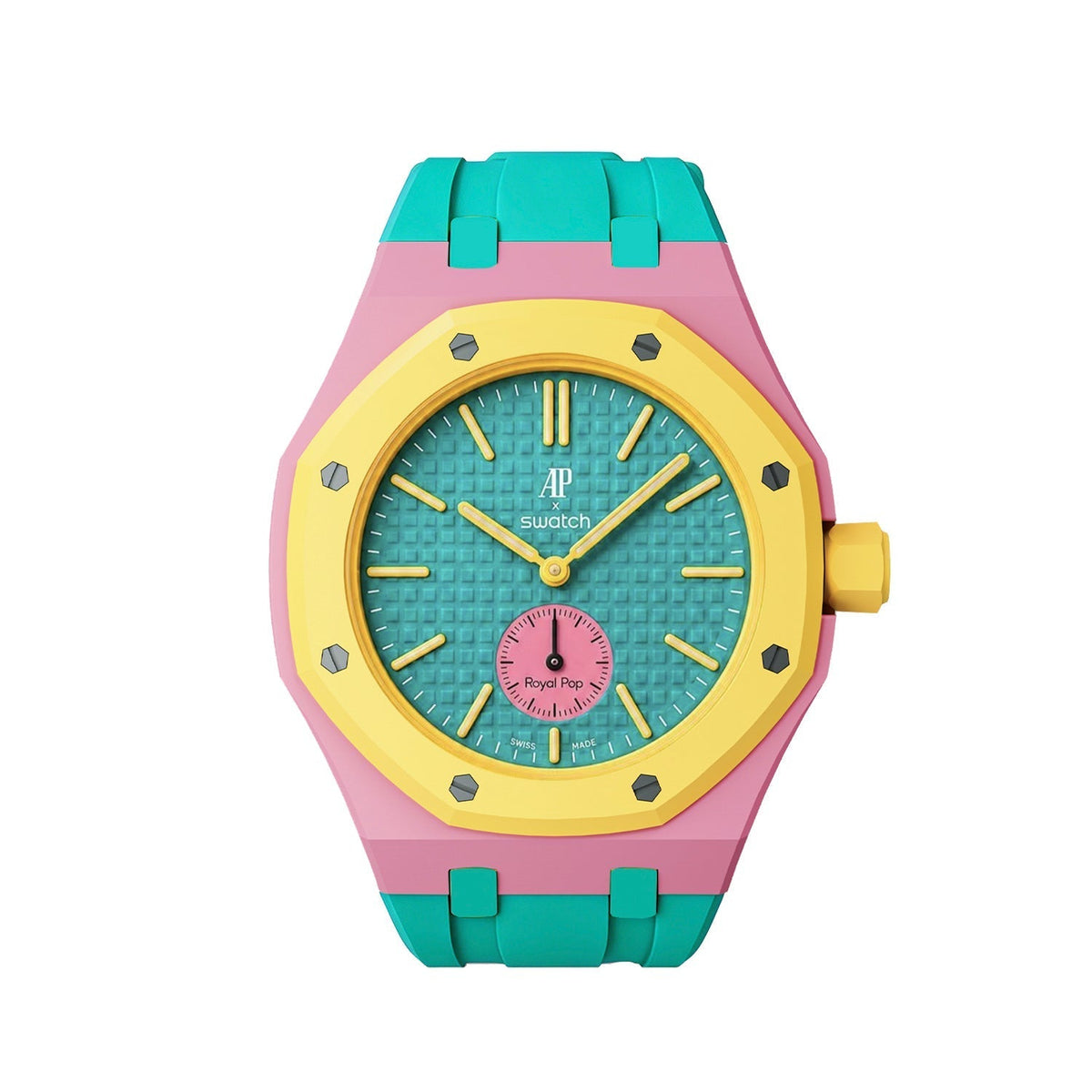 [Garvey]Royal Oak Pop Exclusive Bioceramic Case & Silicone Strap Mix Color