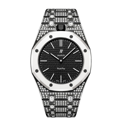 [Garvey]Royal Oak Pop Exclusive Bioceramic Case & Bioceramic Strap Full Diamond