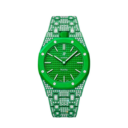 [Garvey]Royal Oak Pop Exclusive Bioceramic Case & Bioceramic Strap Full Diamond