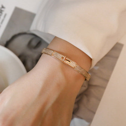 [Garvey ]KELLY BRACELET DIAMOND PAVED