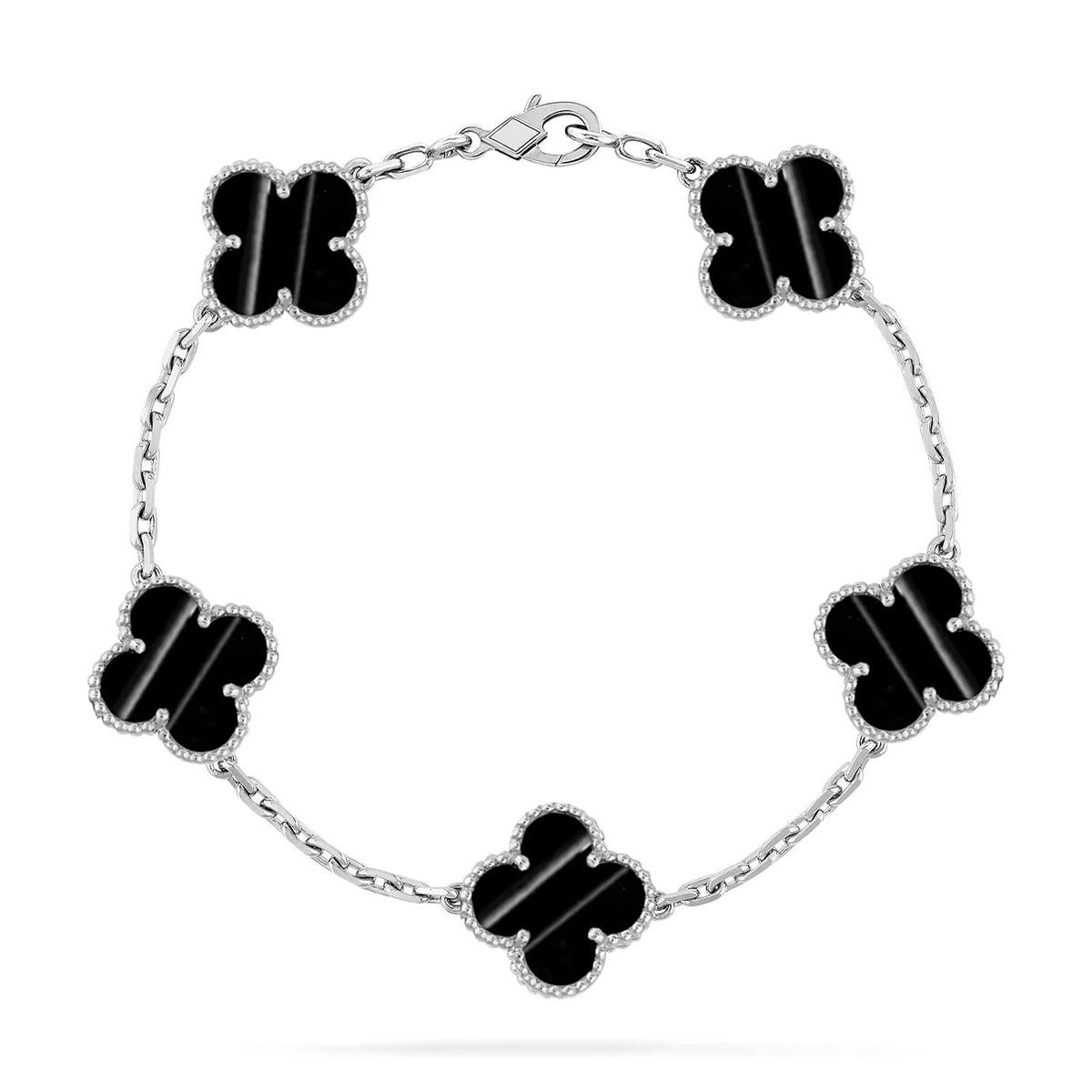 [Garvey ] CLOVER 5 MOTIF PULSAR STONE BRACELET COLLECTION