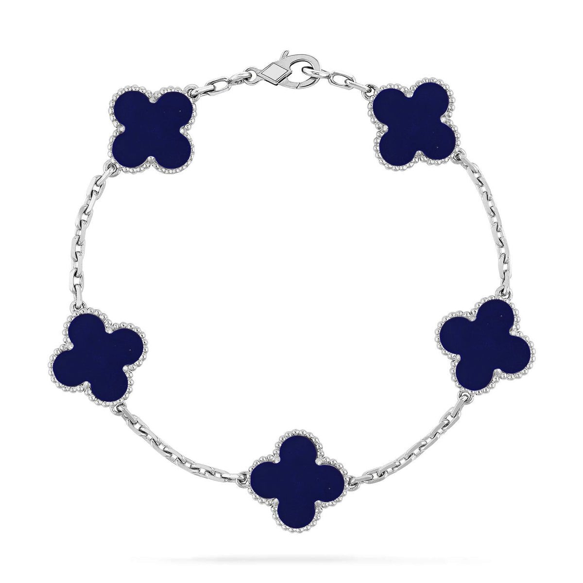 [Garvey ]CLOVER 5 MOTIF LAPIS LAZULI BRACELET COLLECTION