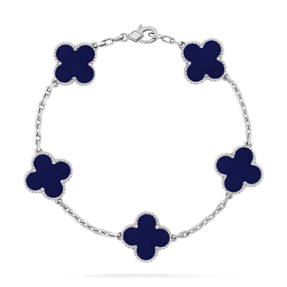 [Garvey ]CLOVER 5 MOTIF LAPIS LAZULI BRACELET COLLECTION
