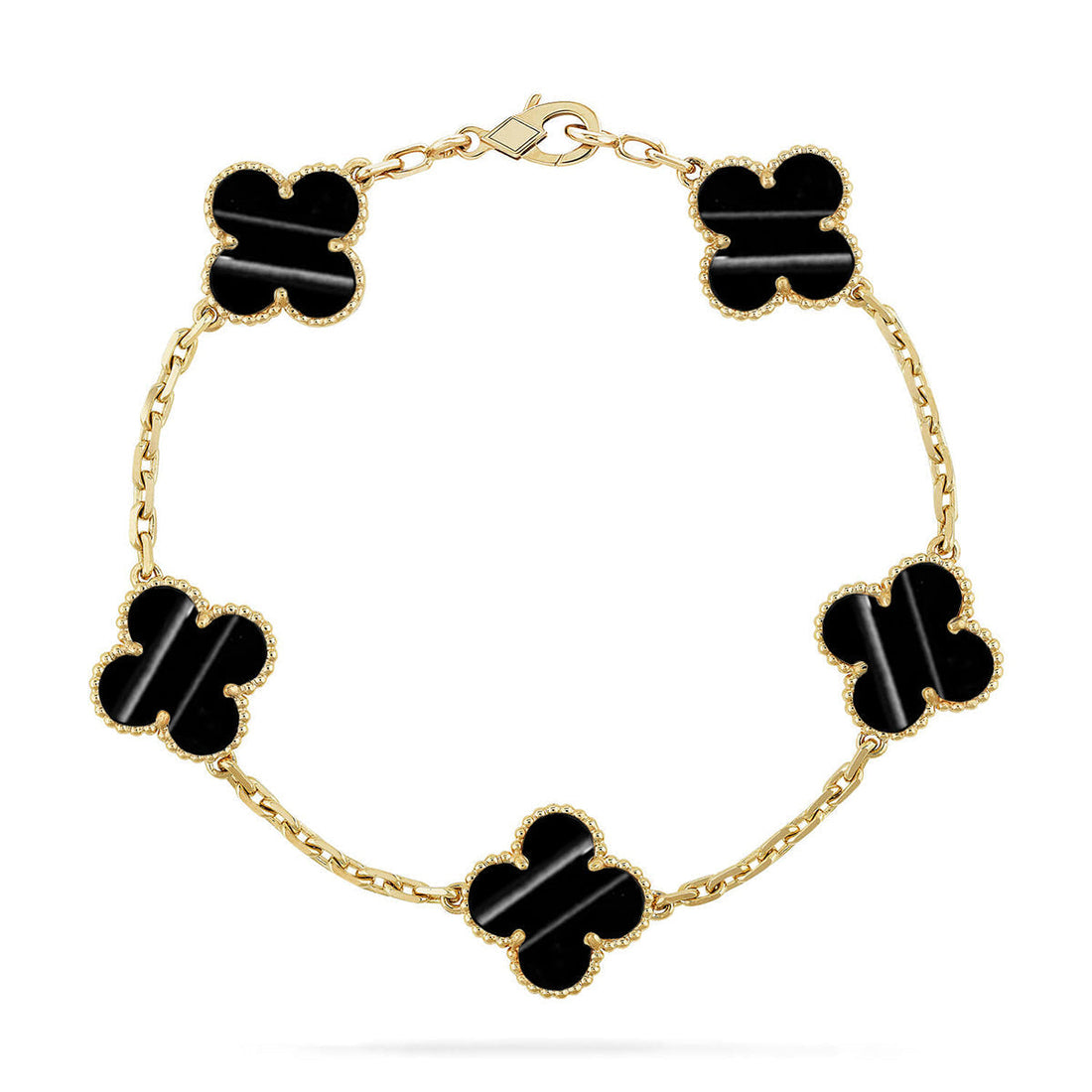 [Garvey ] CLOVER 5 MOTIF PULSAR STONE BRACELET COLLECTION