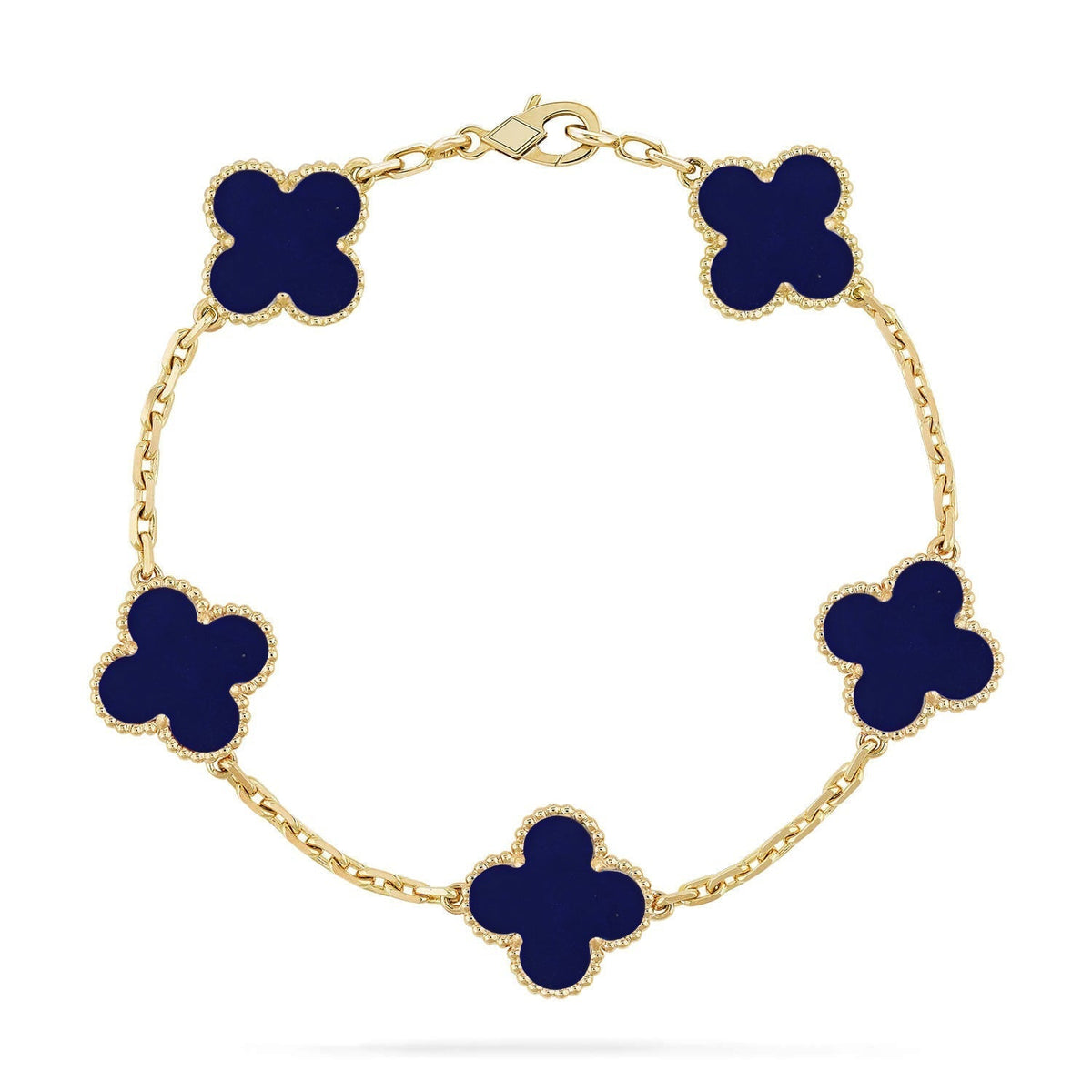 [Garvey ]CLOVER 5 MOTIF LAPIS LAZULI BRACELET COLLECTION
